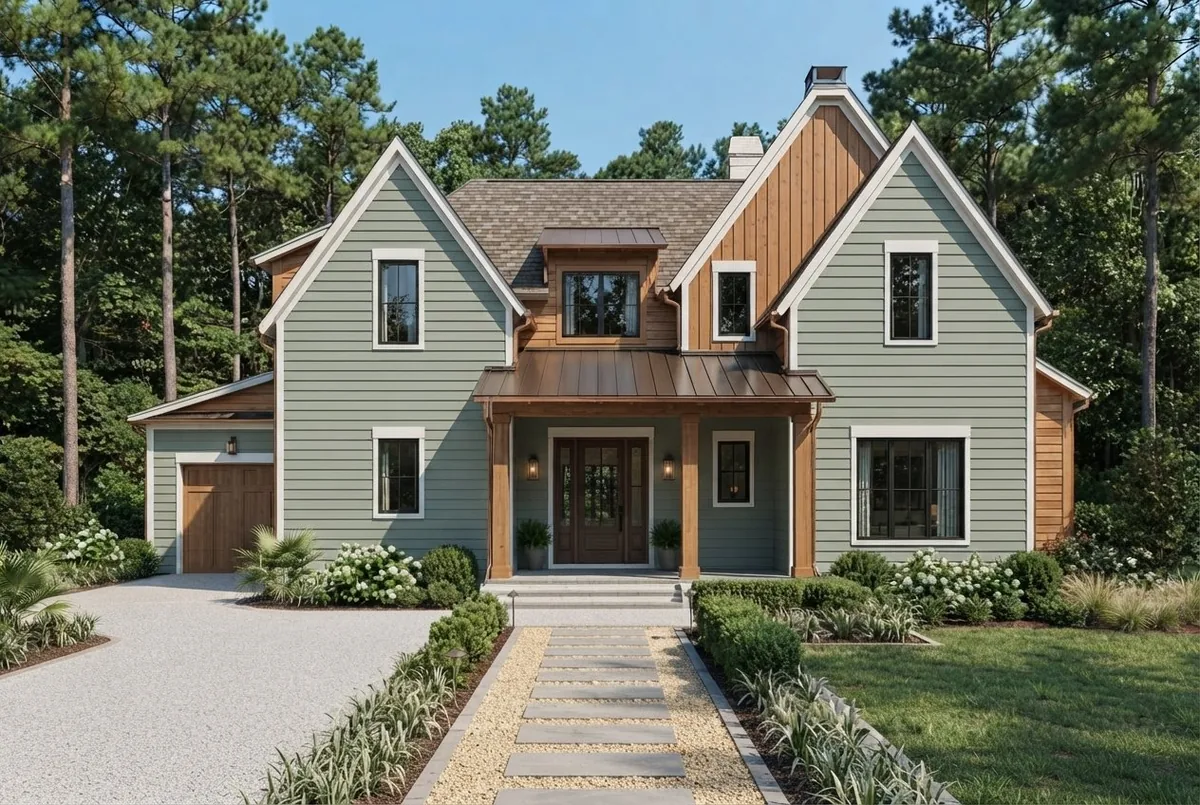 Cottage home rendering