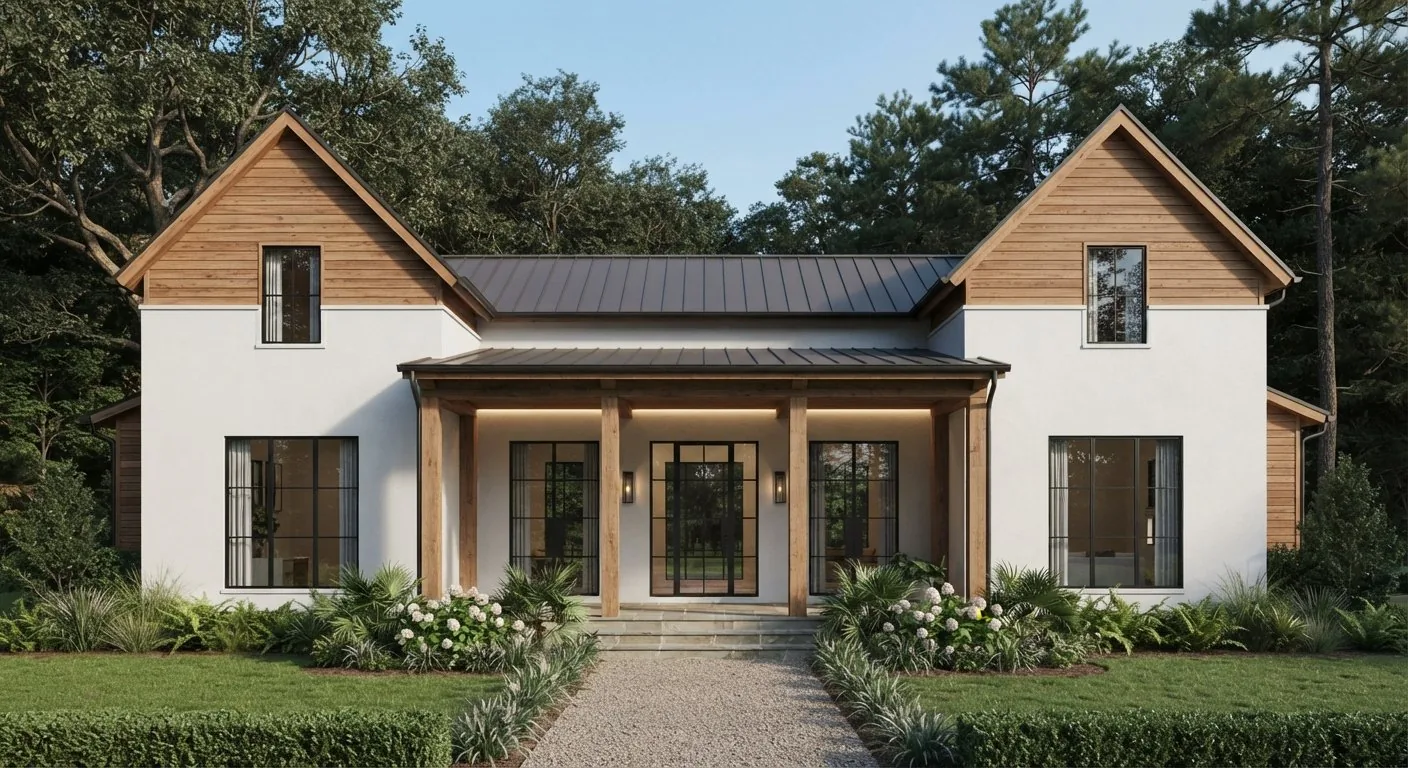 Courtyard home rendering