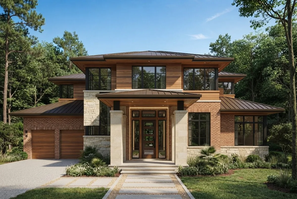 Prairie home rendering