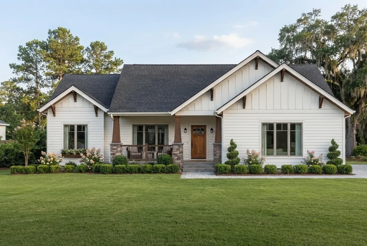 Craftsman home rendering