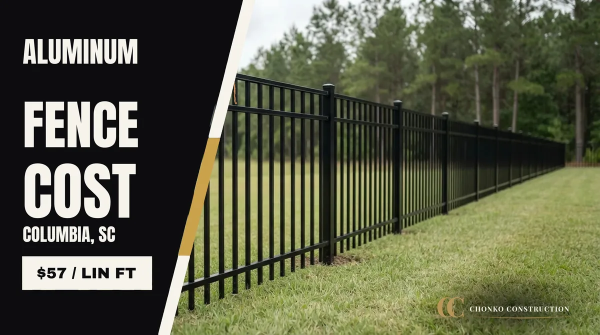 Aluminum Fence Cost in Columbia, SC (2026)