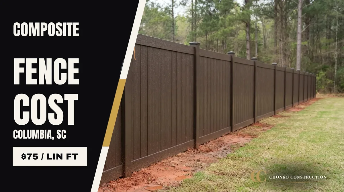 Composite Fence Cost in Columbia, SC (2026)