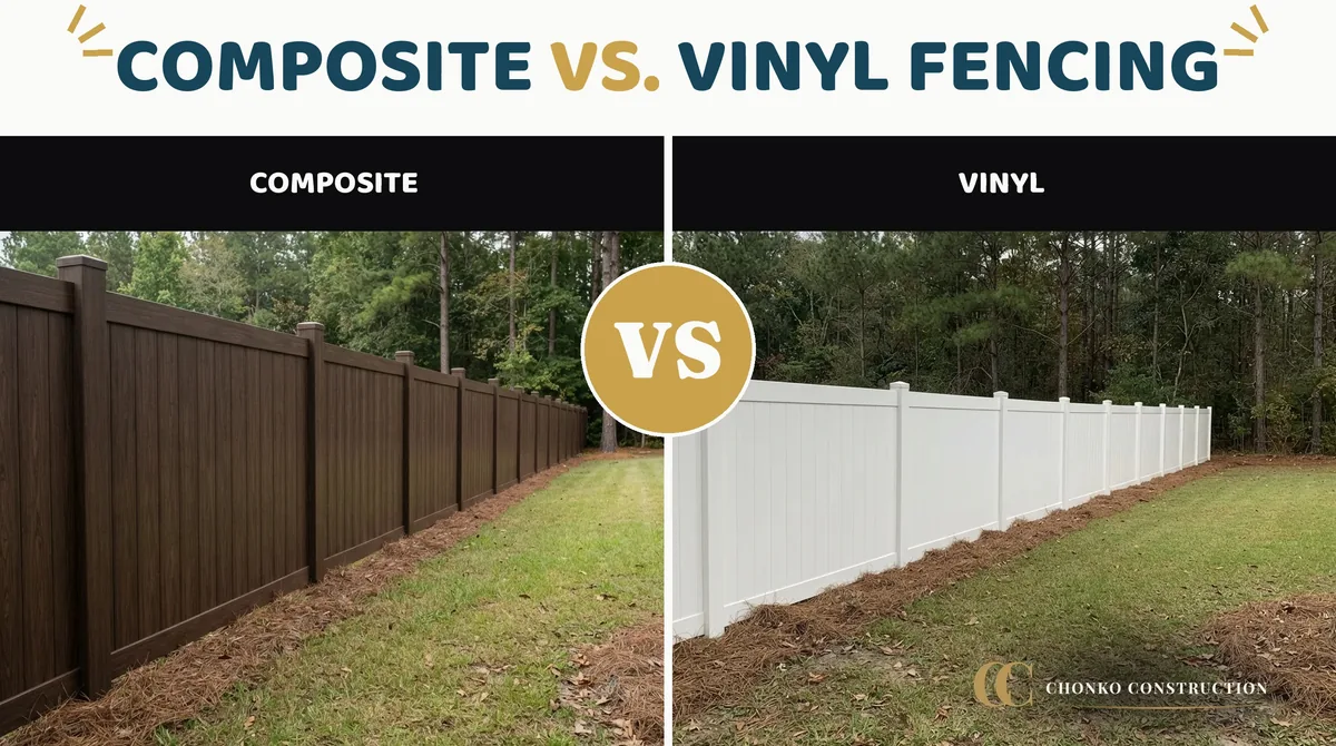Composite vs. Vinyl Fencing in Columbia, SC: An Honest Comparison