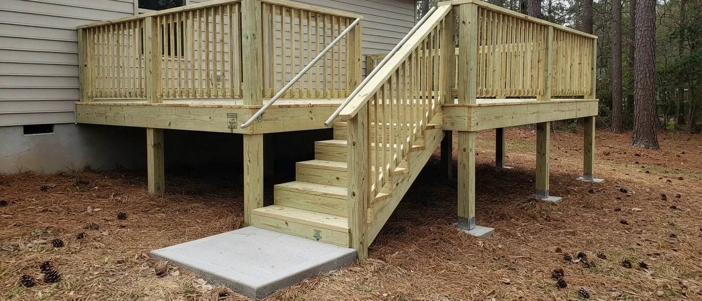 Deck Cost in Columbia, SC: 2026 Pressure-Treated Deck Guide