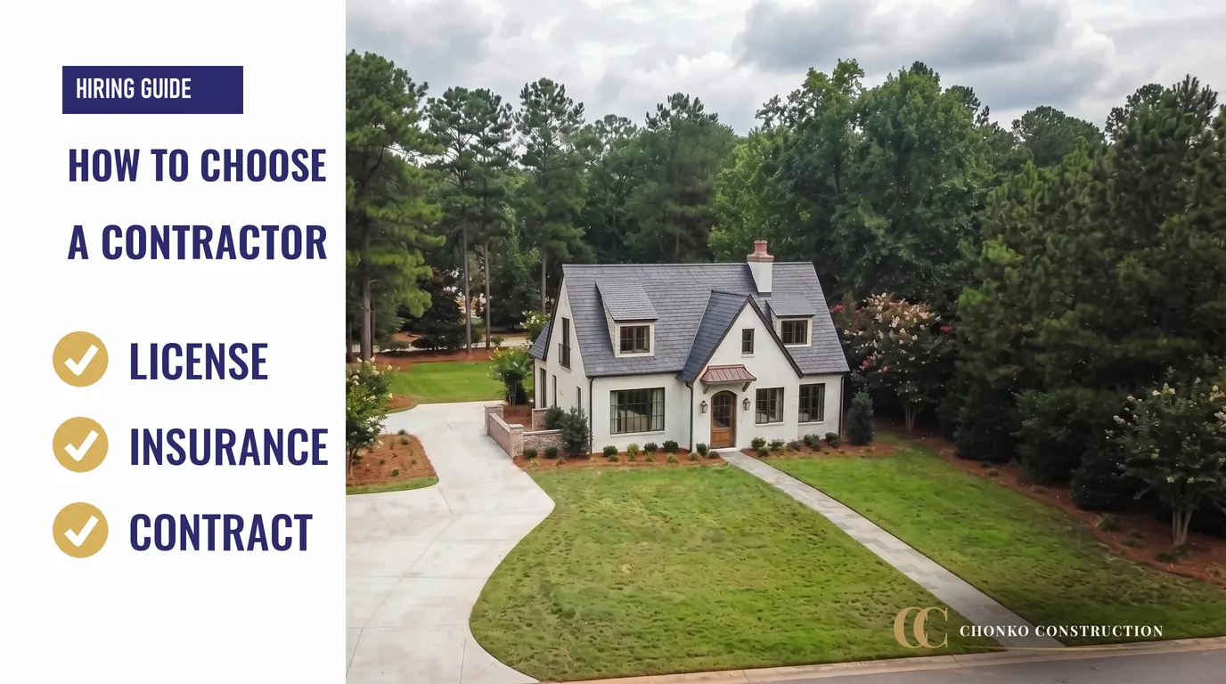 How to Choose a Contractor in Columbia, SC