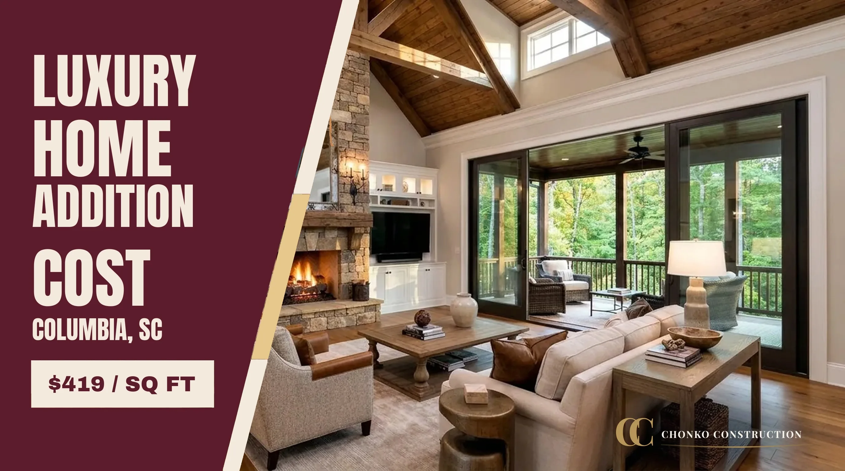 Luxury Home Addition Cost in Columbia, SC (2026 Best-Tier Guide)