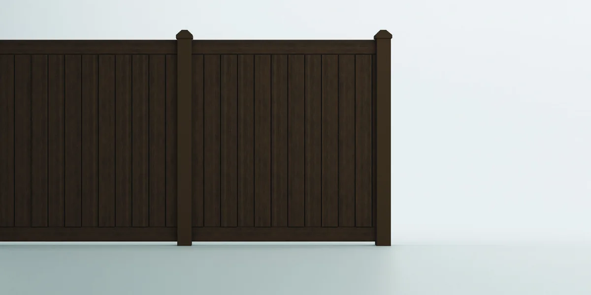 Breckenridge vinyl fence
