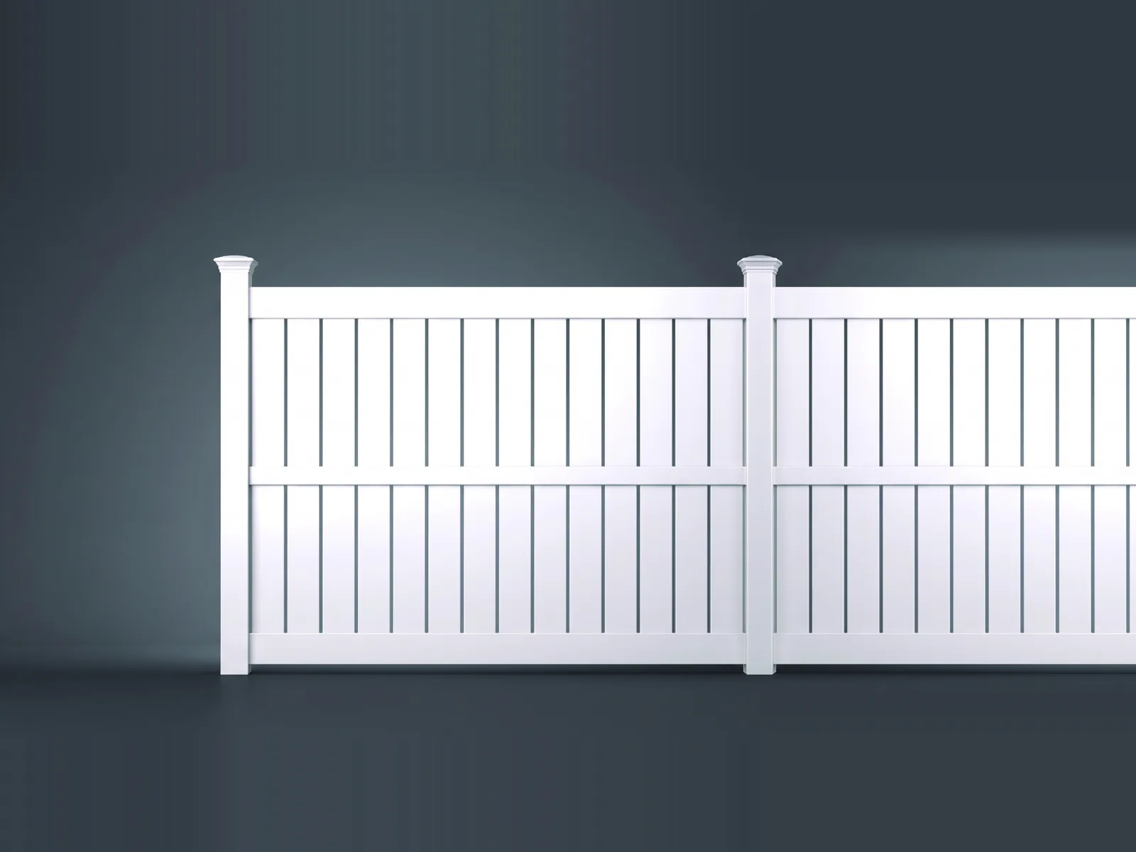 Hudson vinyl semi-private fence by Catalyst Fence Solutions, installed by Chonko Construction in Columbia, SC