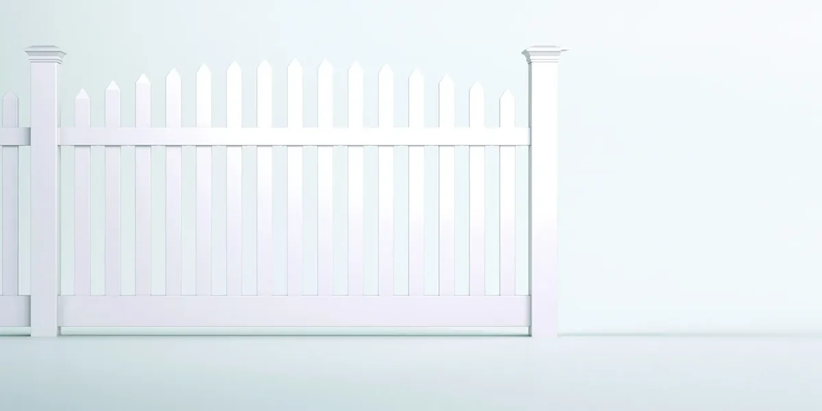 Nantucket vinyl fence
