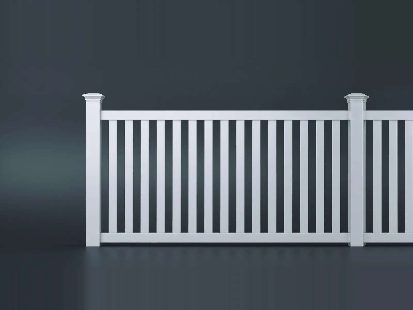 Norwalk vinyl picket fence by Catalyst Fence Solutions, installed by Chonko Construction in Columbia, SC