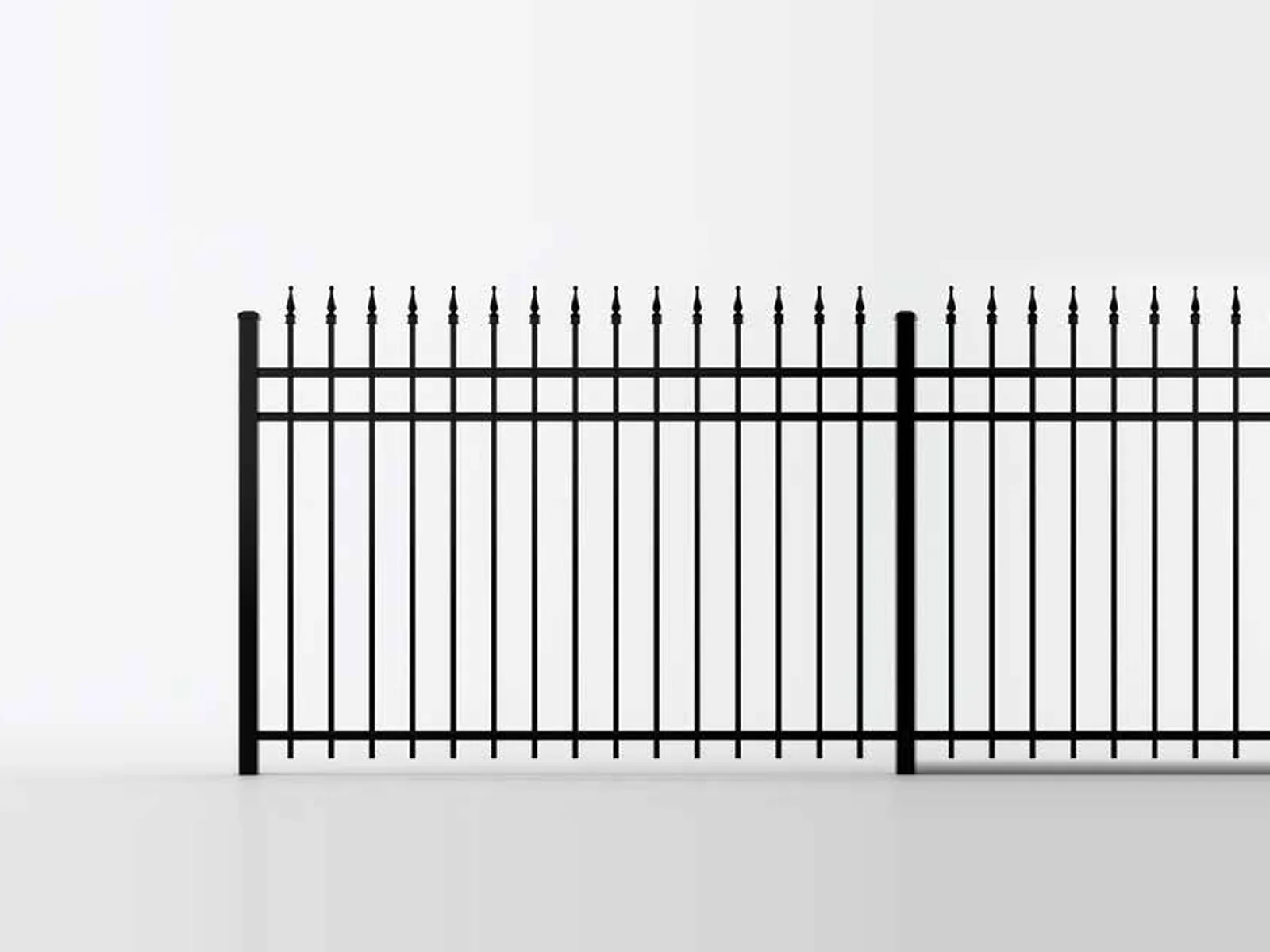 Orleans aluminum picket fence by Catalyst Fence Solutions, installed by Chonko Construction in Columbia, SC