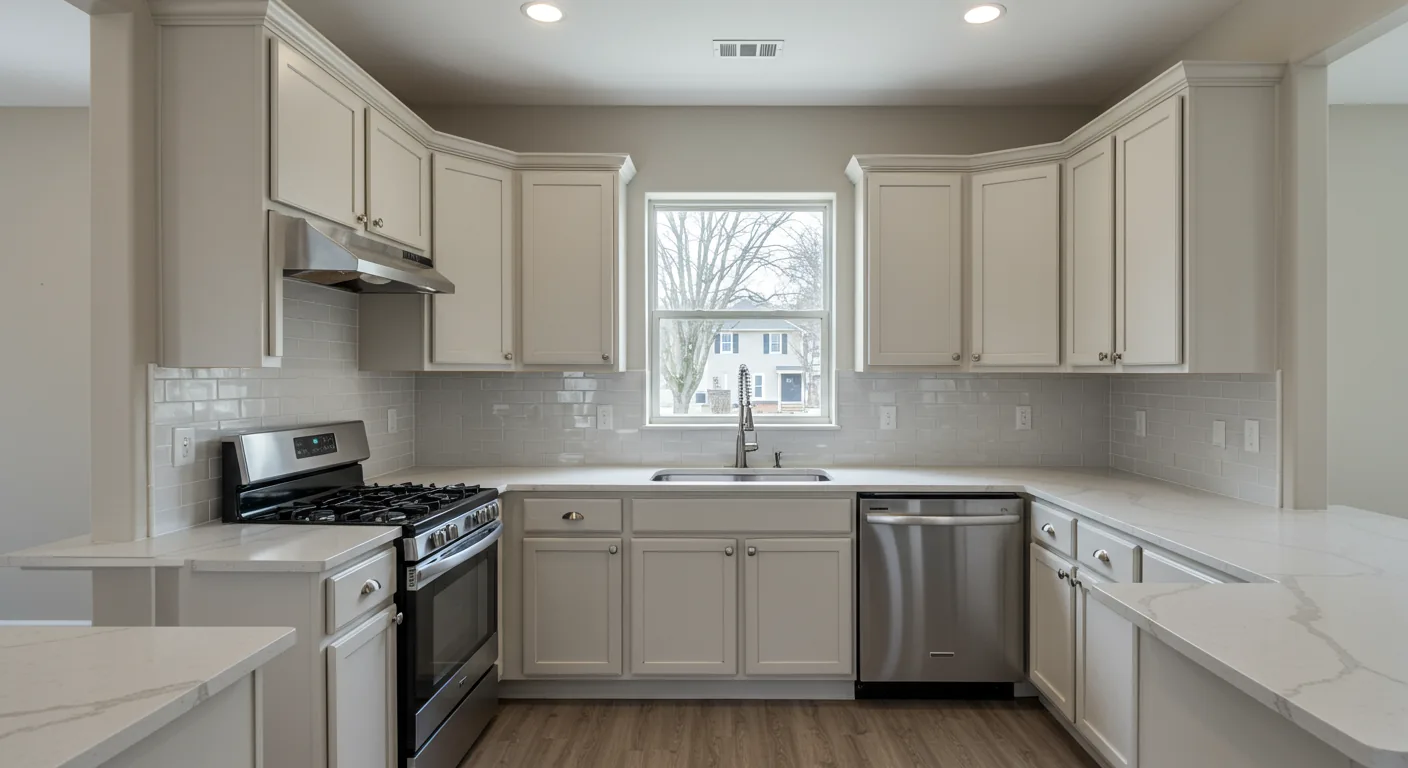 Finished kitchen remodel in a Columbia area home
