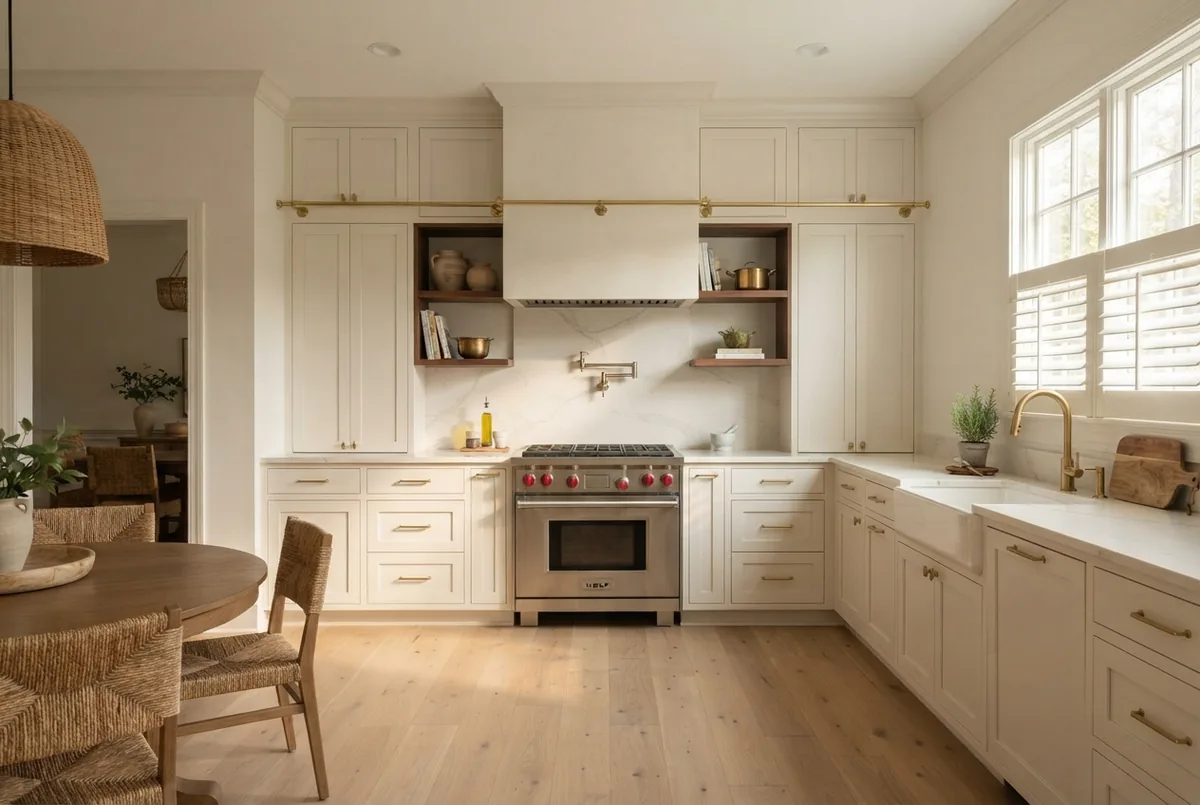 Remodeled kitchen in a Midlands home